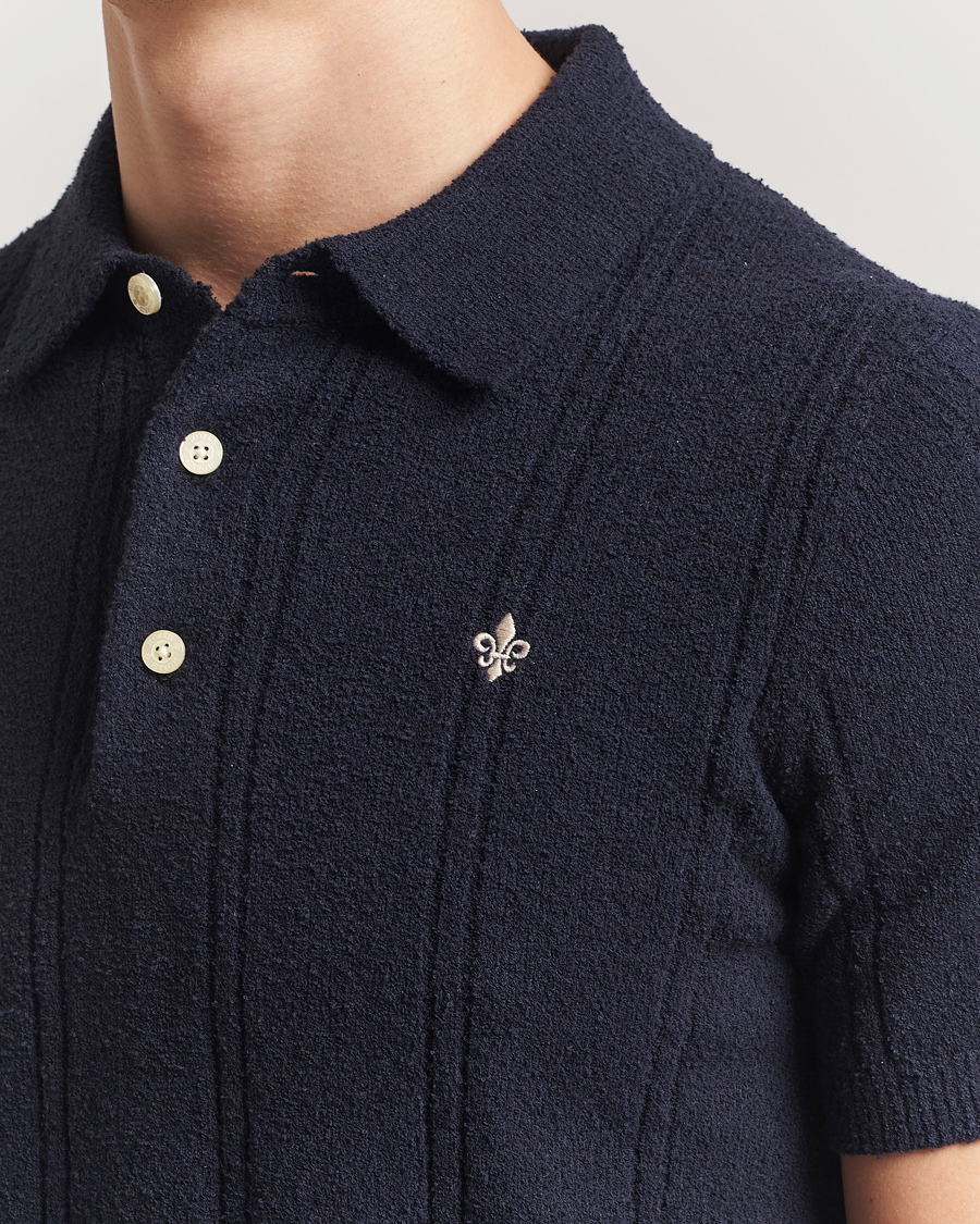 Morris Sandy Polo Shirt Old Blue