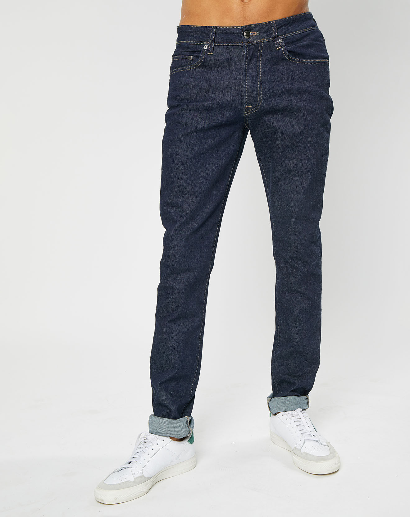 Hackett London Jean Slim bleu brut