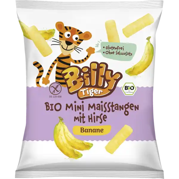 Bio Mini Maisstangen mit Hirse & Banane