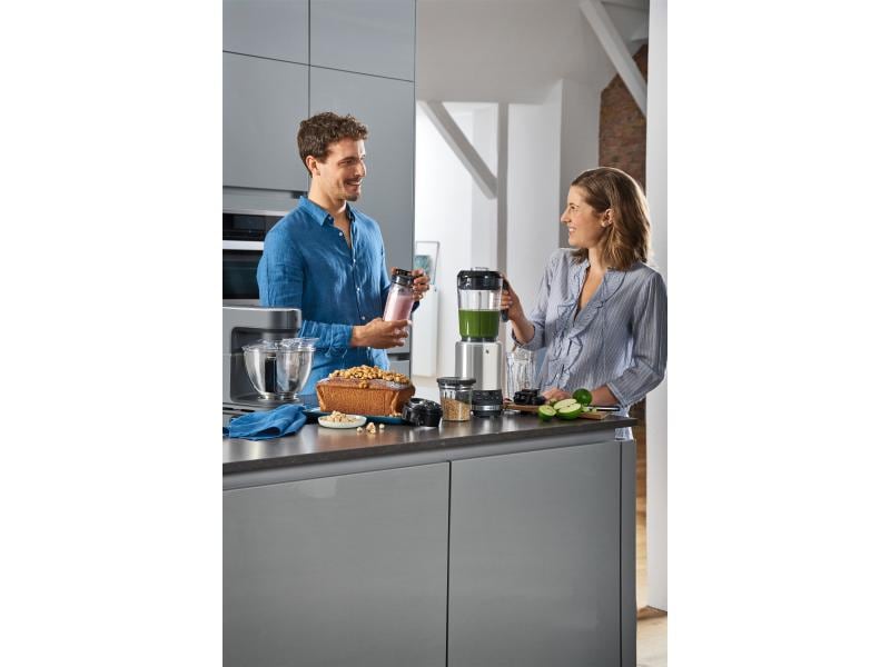 WMF Multifunktionsmixer KULT Pro Silber 1200 W-Standmixer, Silber
