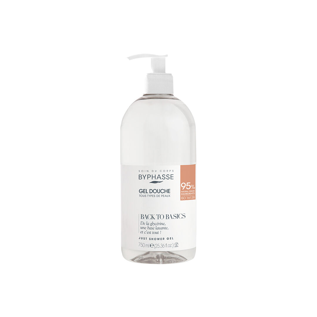 BYPHASSE  Gel de Duche Back to Basics - Todos os tipos de Pele - 750ml