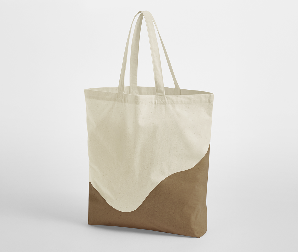 WESTFORD MILL WM235 - Sac shopping imprimé vague