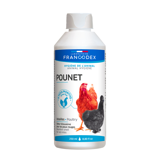 Aliment complémentaire liquide Pou Net pour volaille et poule pondeuse