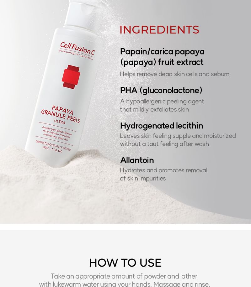 Cell Fusion C - Papaja Granulaat Schillen Ultra