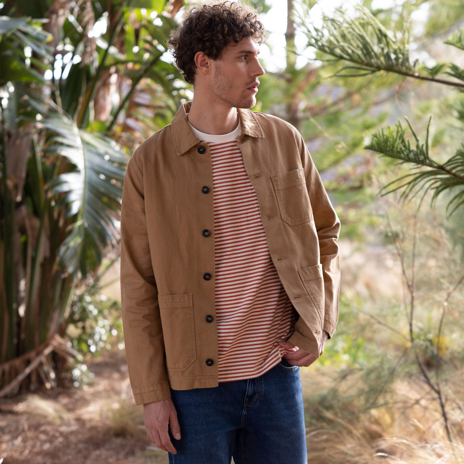 Veste beige Coton - modèle Lorge