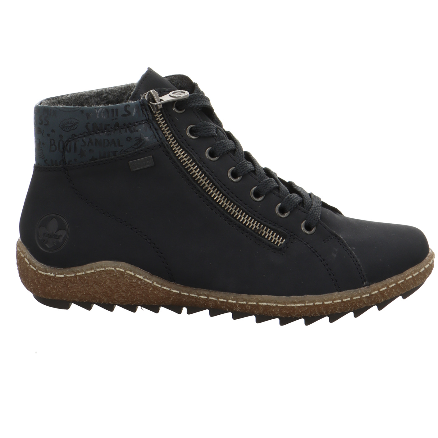 Schnürboots blau