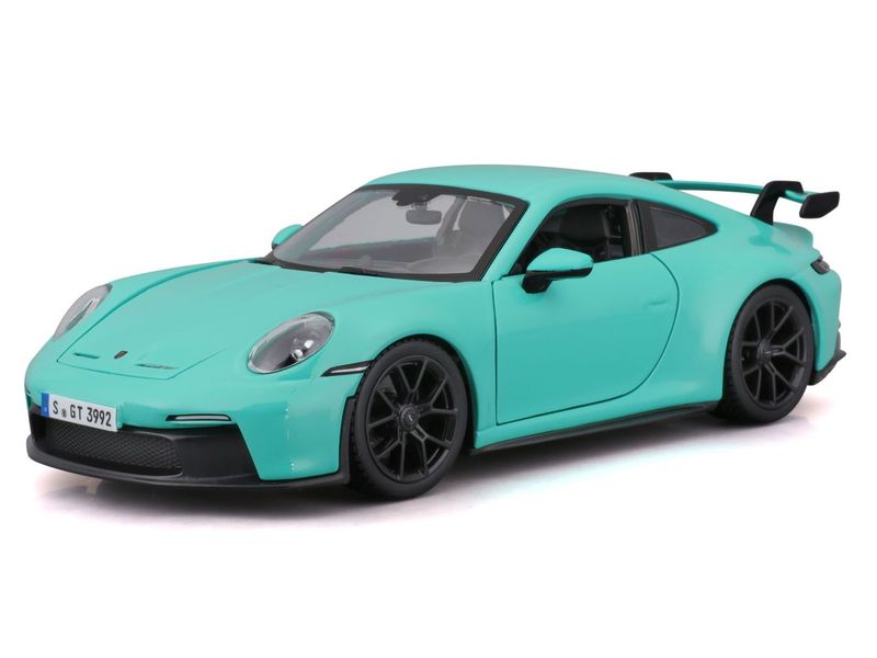 BBurago Porsche 911 GT3 Grün 1:24 Sammlermodell im Massstab 1:24