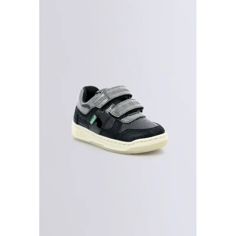 KALIDO NOIR BRILLANT BASKETS BASSES Synthétique Fille