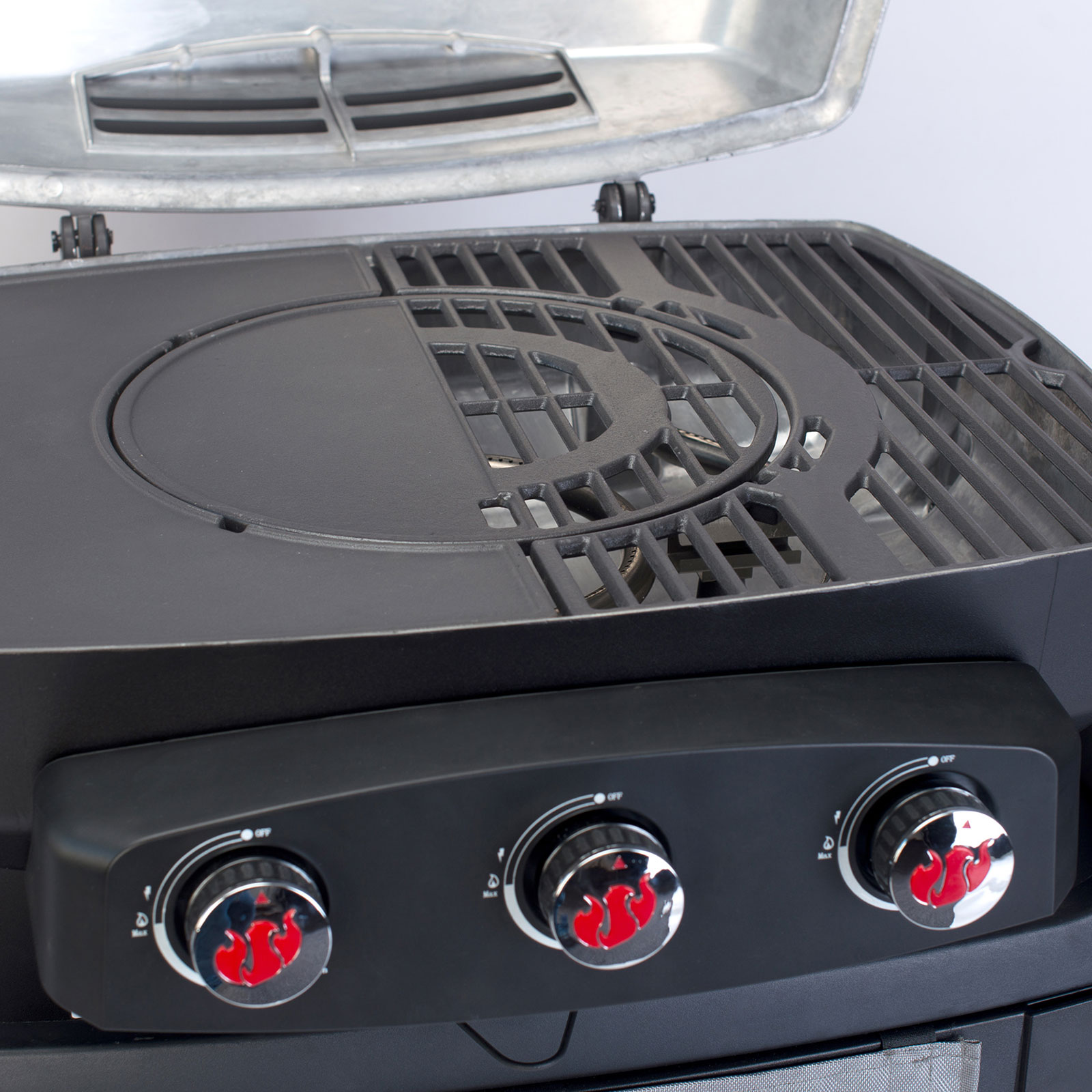 LANDMANN Gasgrill - schwarz - 3 Brenner