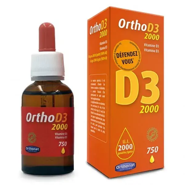 Orthonat Ortho D3 2000 750 gouttes 30ml