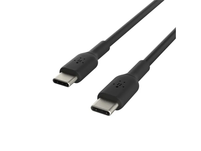 Belkin BoostCharge - USB-kabel - 24 pin USB-C (han) til 24 pin USB-C (han) - 2 m - sort