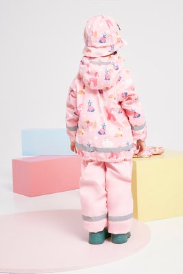 Nordbjørn Skagen Fôret Regnsett, Puppy Love Candy Pink