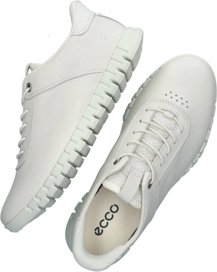 ECCO Gruuv Lite Veterschoenen Laag Wit
