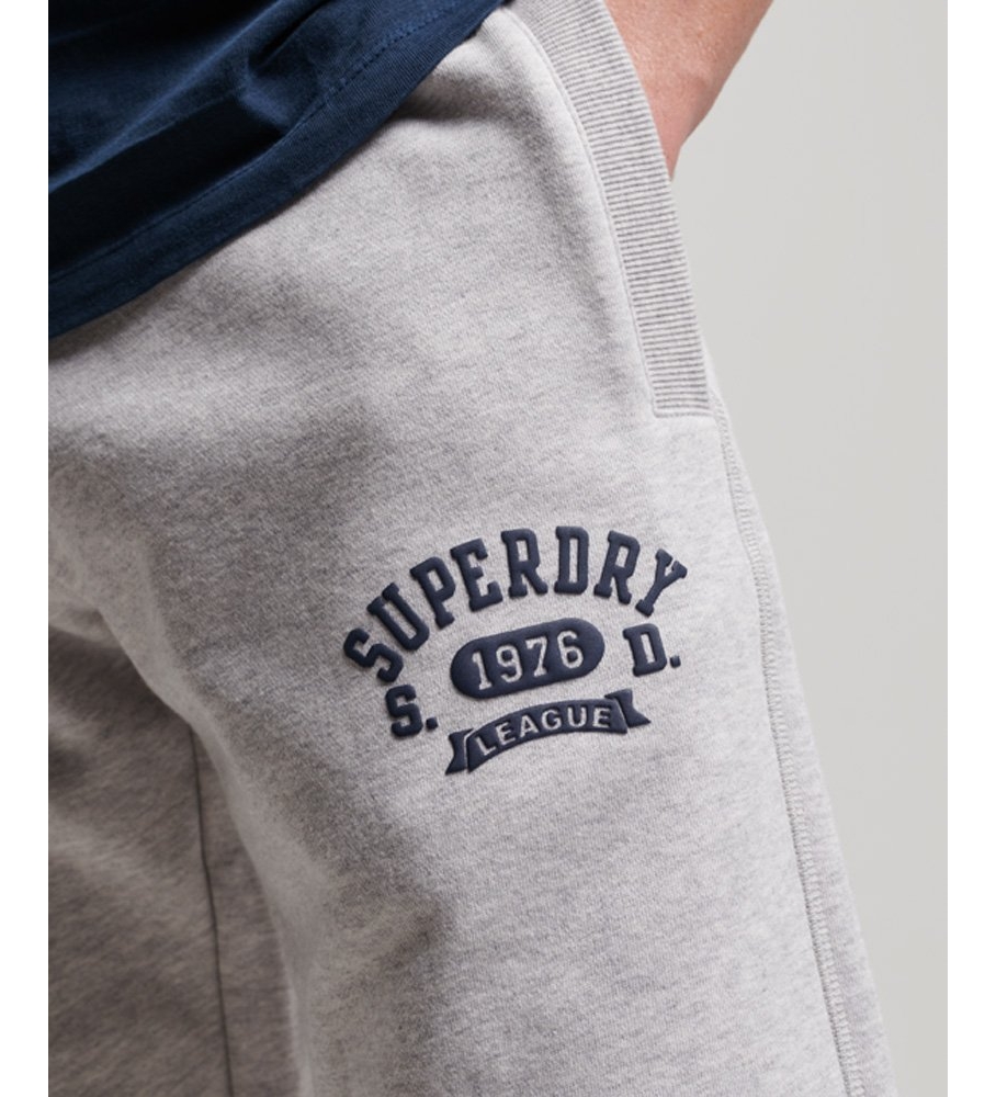Calça de ginástica esportiva vintage Superdry cinza