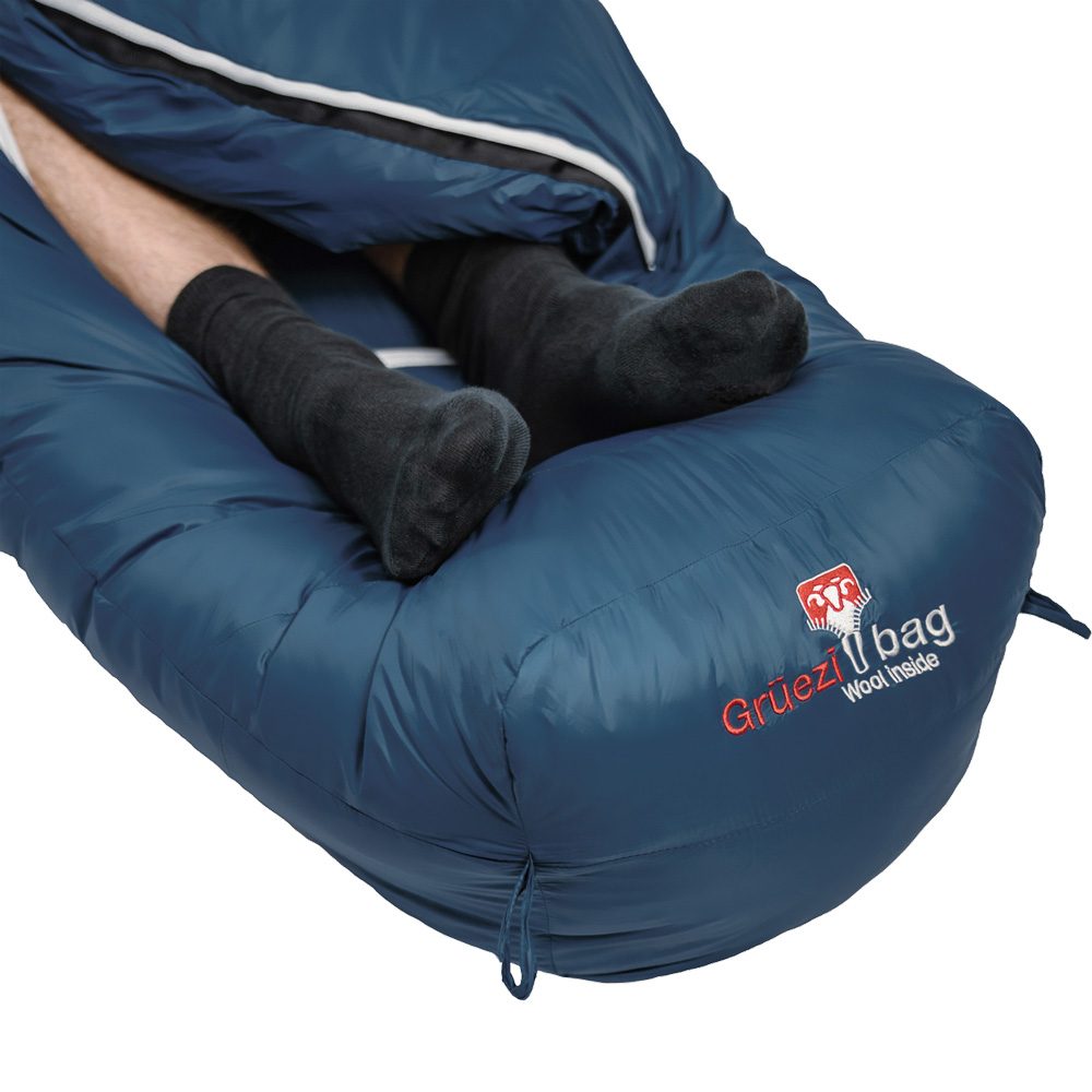 Grüezi Bag Biopod DownWool Ice 175 Schlafsack ice blue