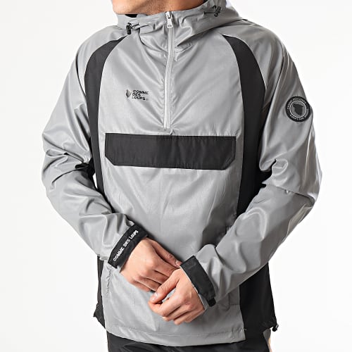 Ensemble De Survetement Bronx Gris Noir Réfléchissant