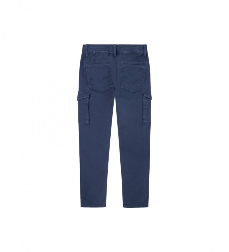 Calças cargo Pepe Jeans Chase azul-marinho