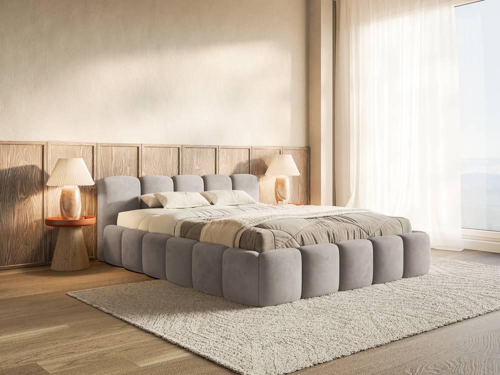 NADUVI Collection Bedframe Chloe laag 180 x 200 cm velvet