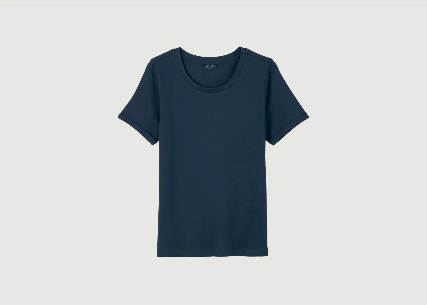 T-shirt uni en coton 17H10