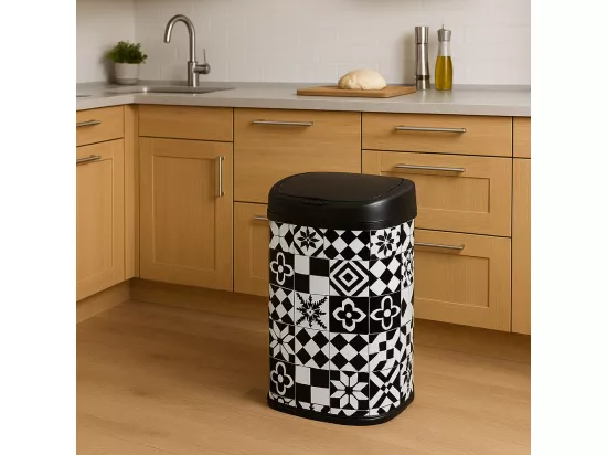 Poubelle de cuisine automatique MAJESTIC Noir Acier inoxydable 58 L
