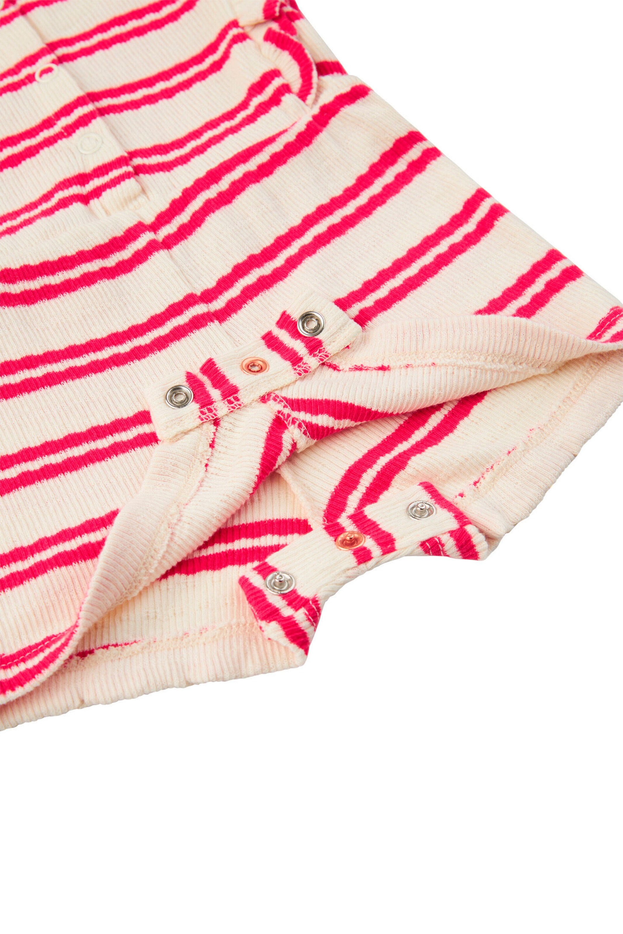 Noppies Baby Strampler Mogul Stripe pattern Pink