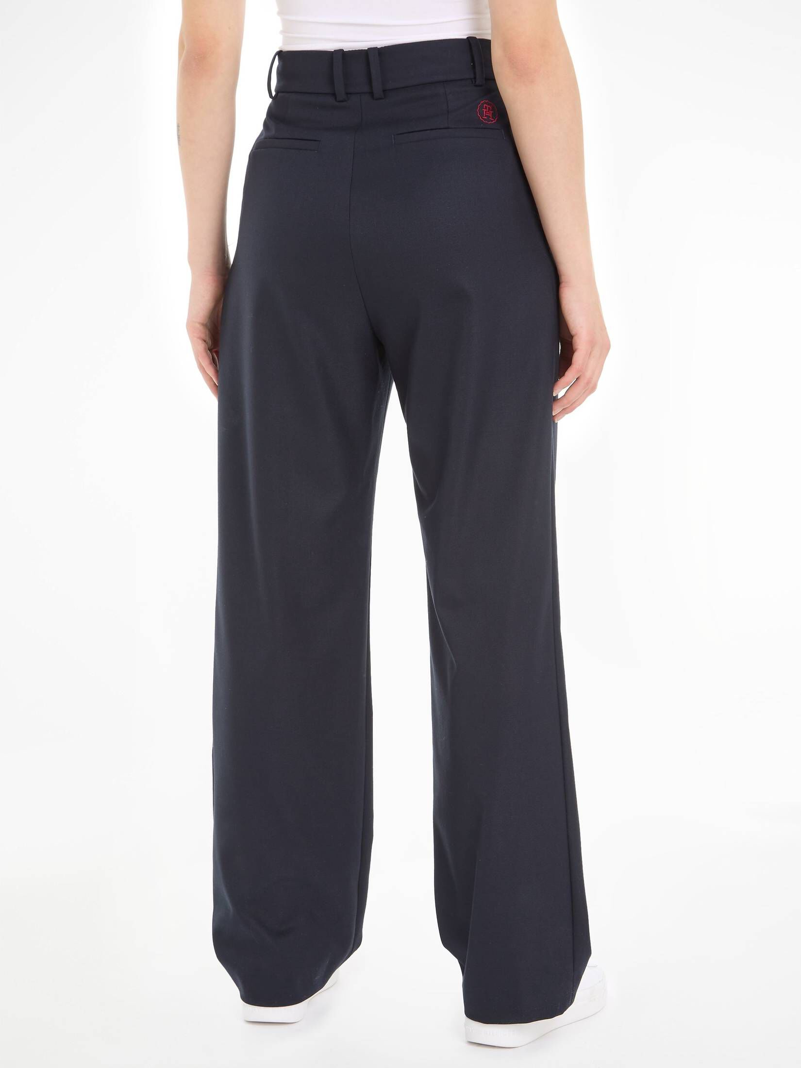 Tommy Hilfiger| Damen Stoffhose Relaxed Fit