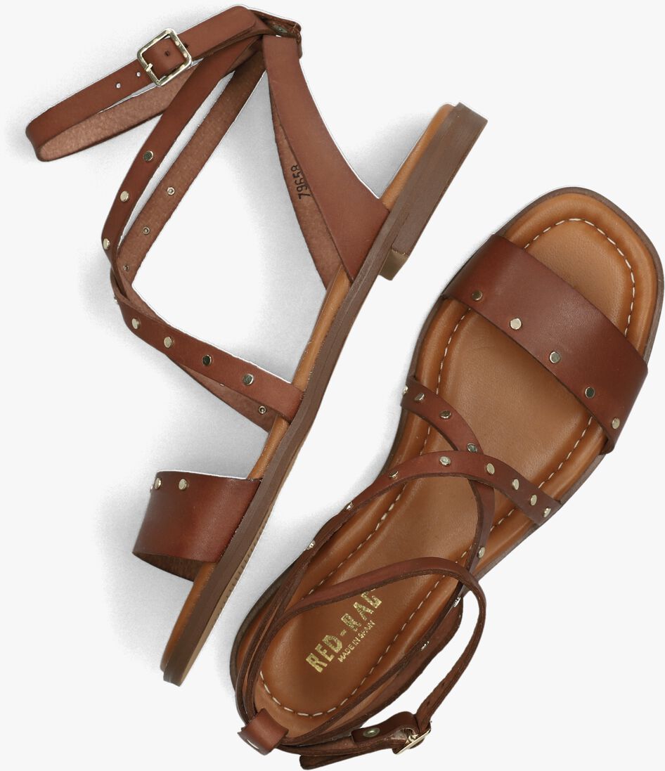 RED-RAG cognac red-rag sandalen 79658