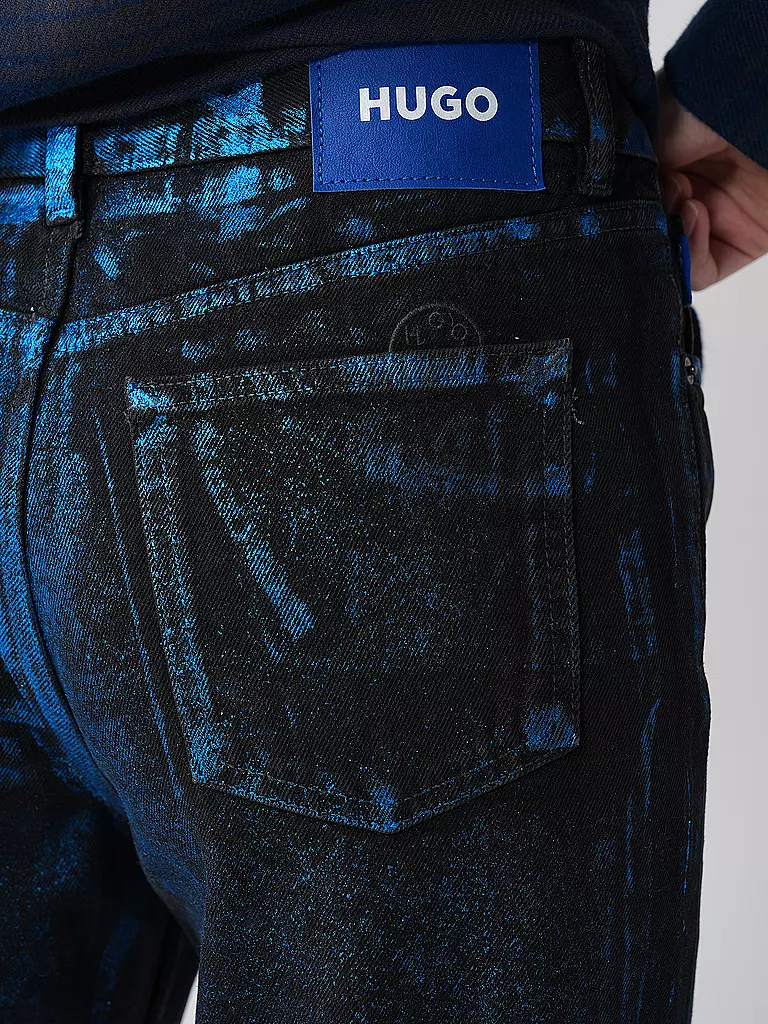 HUGO Jeans Straight Fit ELYAH_B  schwarz