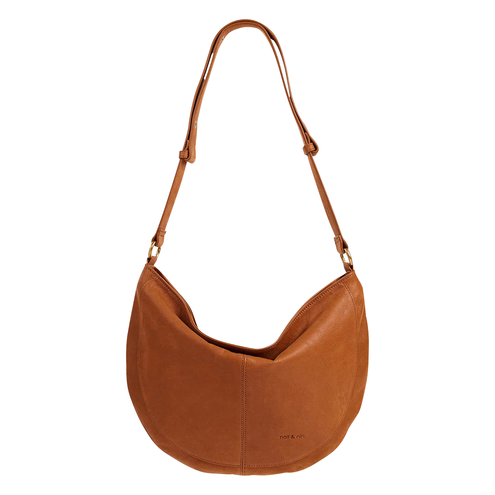 RODEO - Sac cabas porté épaule en cuir | Marron