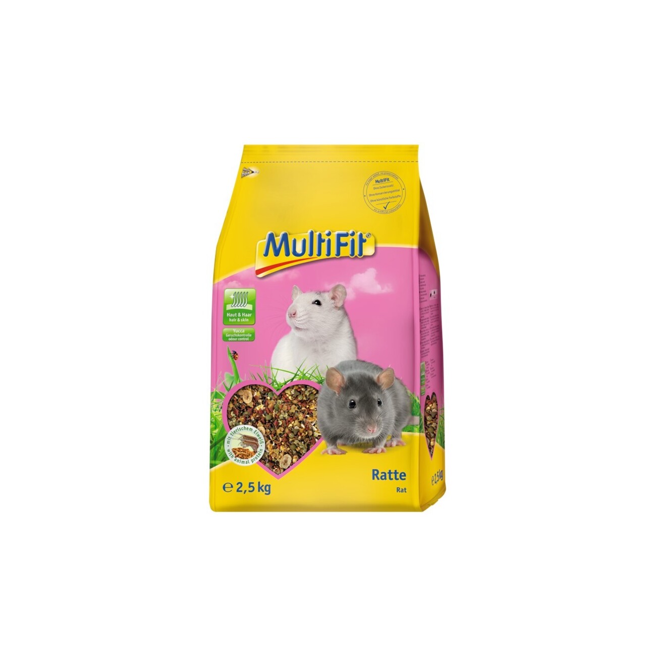 MultiFit Nagerfutter für Ratten 2,5 kg