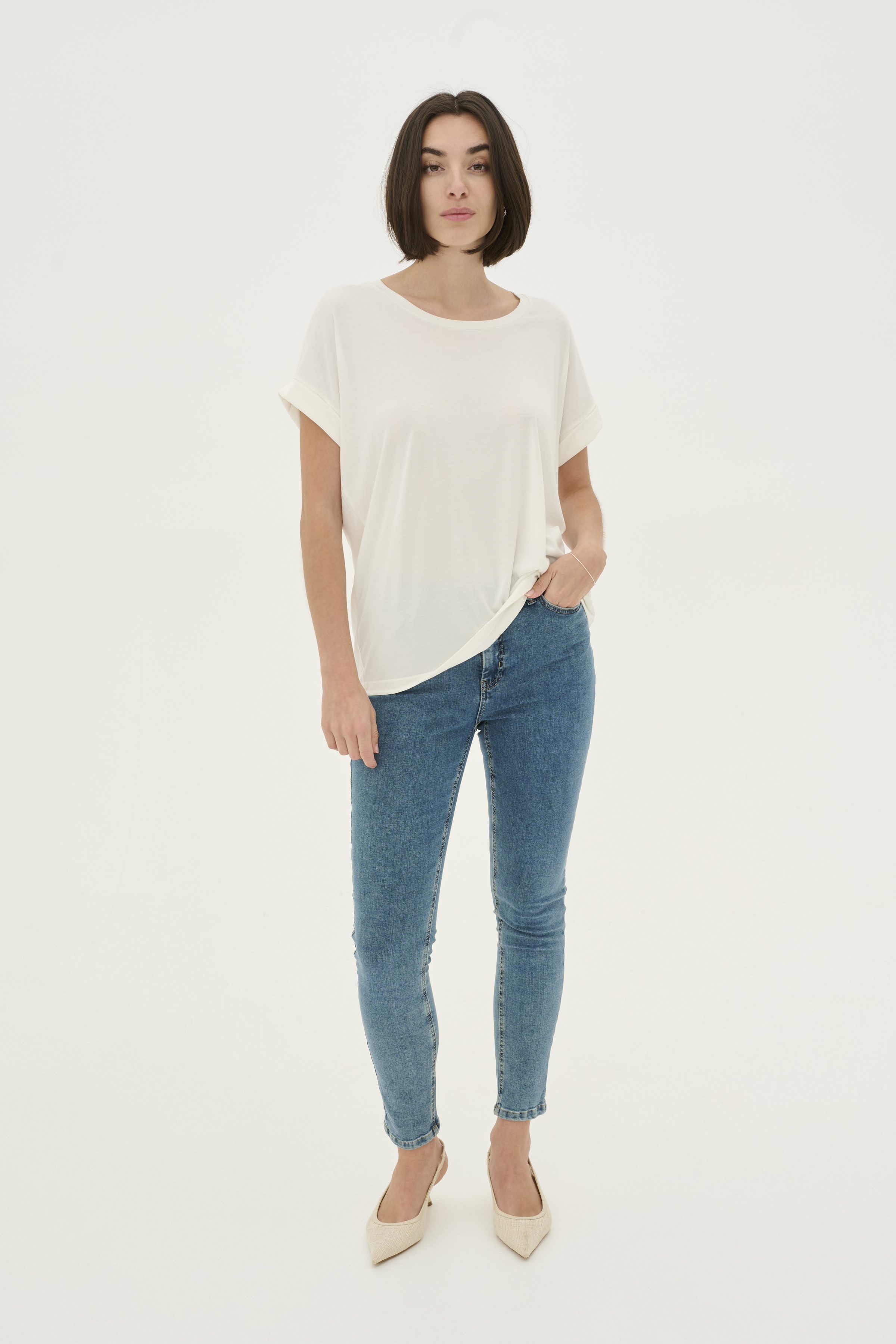Culture - Kajsa T-Shirt - Spring Gardenia