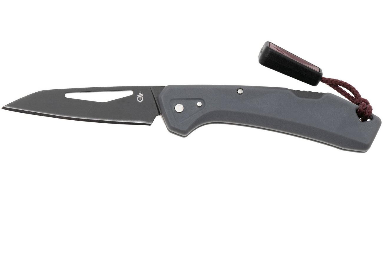 Gerber LST Mini 1074536, Black 440A, Grey Nylon zakmes