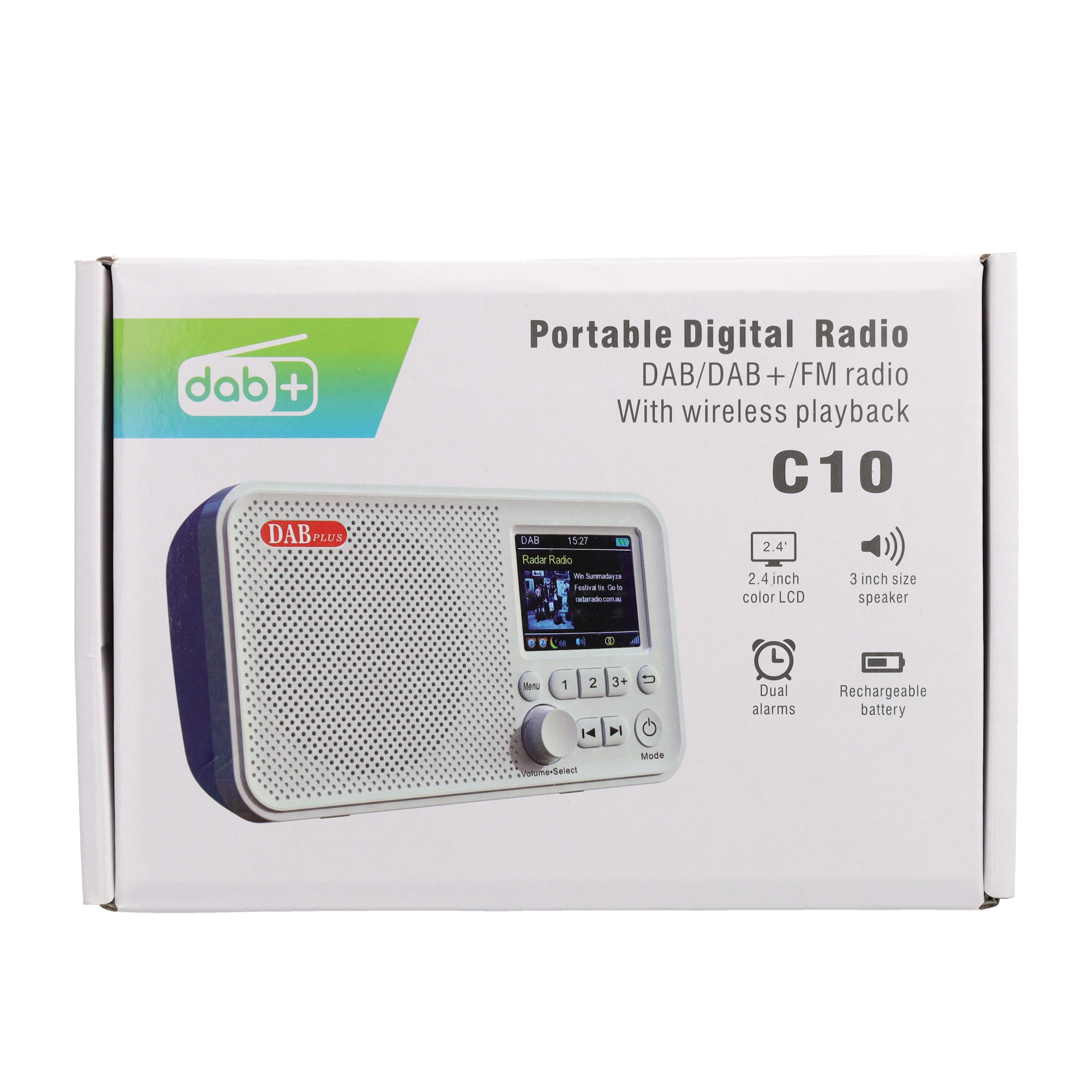 Digitalradio DAB  / FM mit Bluetooth 5.0 / 2.4