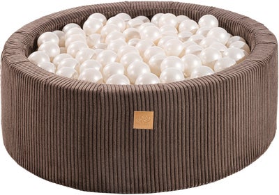 Meowbaby Rundt Ballbasseng Cord 30x90, Brun