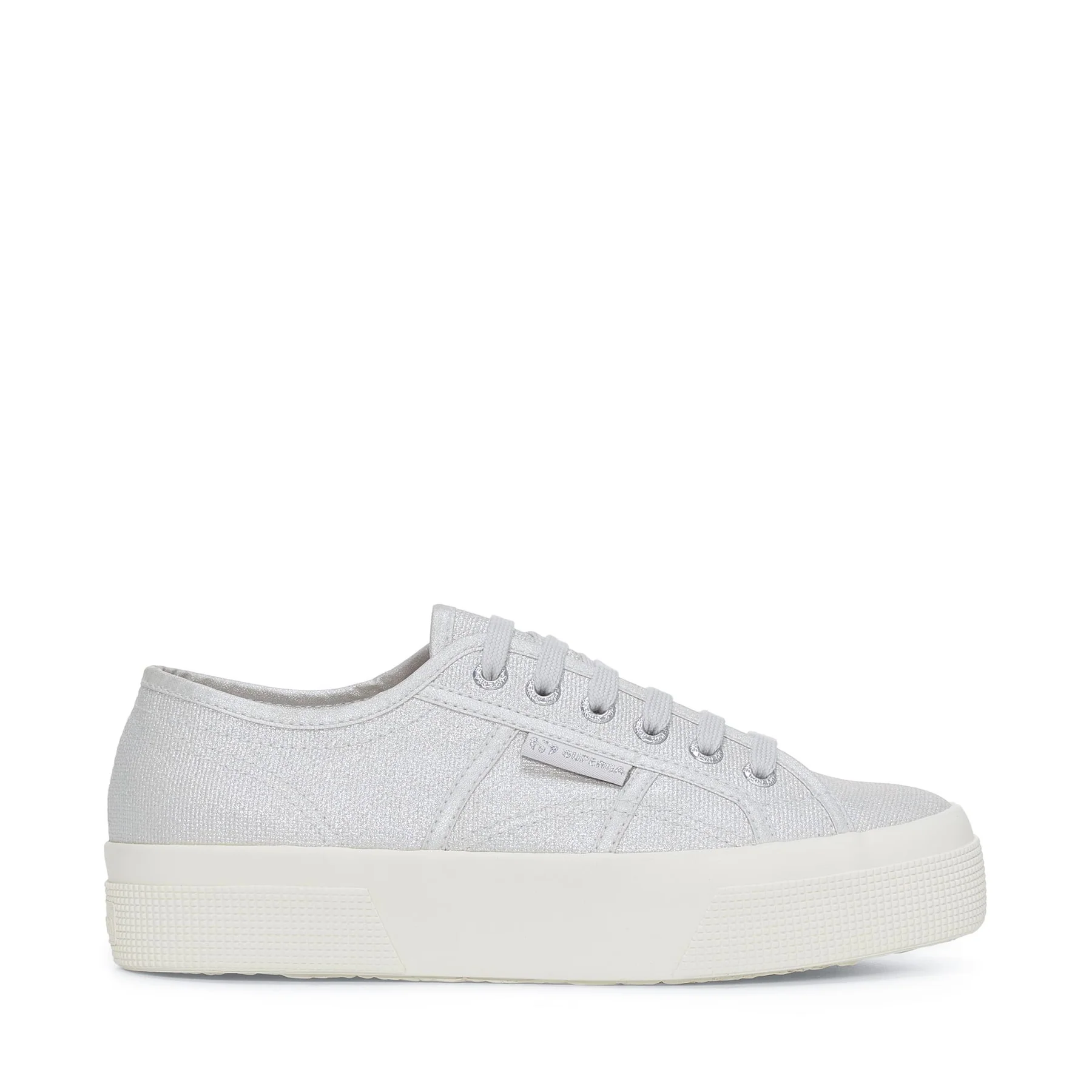 2740 PLATFORM PEARL MATTE CANVAS-GREY SILVER-FAVORIO