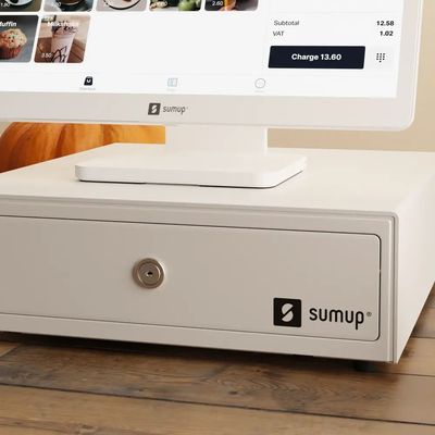Sumup - Tiroir caisse- RJ11 ou RJ12 - 8 compartiments pour monnaie et 5 à Billets inclinés