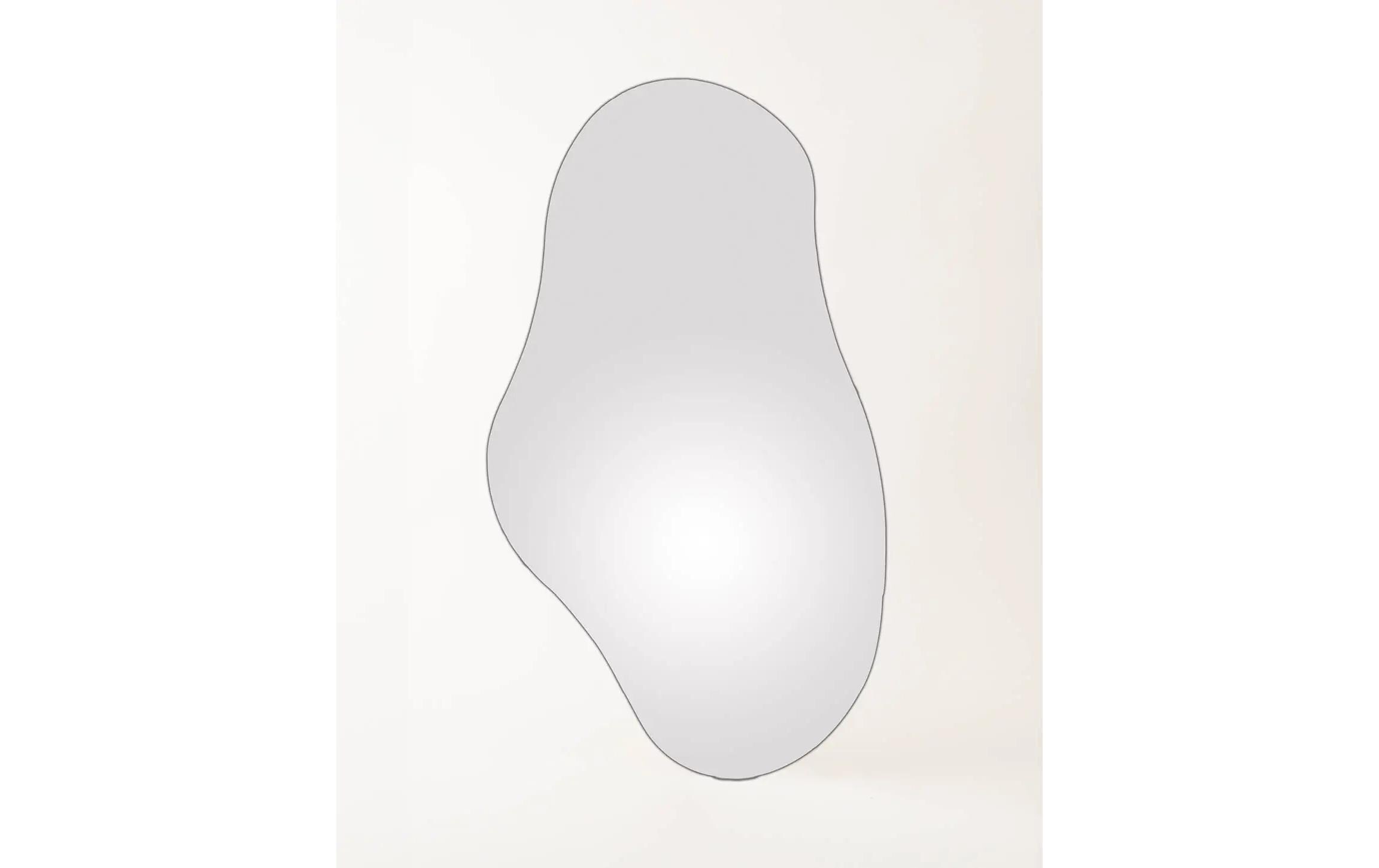 Spiegel Wavy 44 x 80 cm, SilberWellenförmiger Spiegel