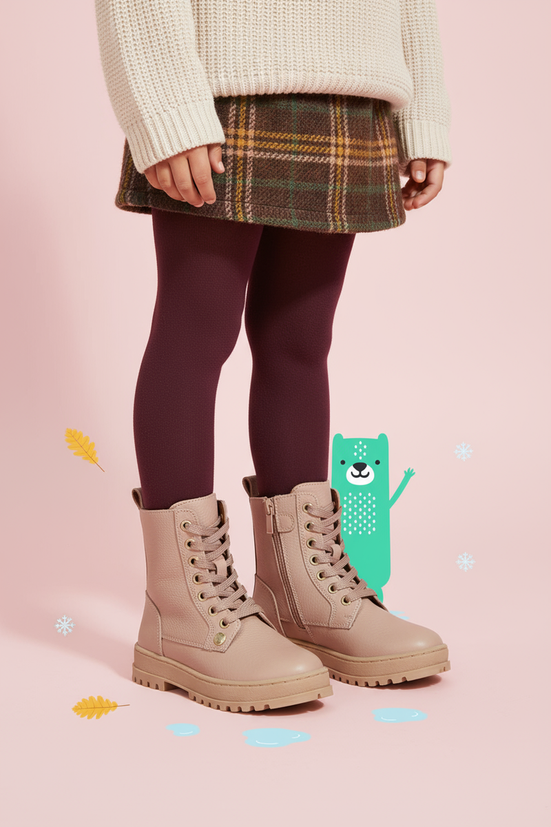 IK-KE Veterboots Roze Meisjes