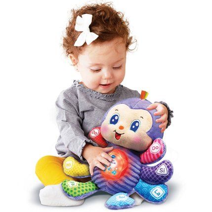 PELUCHE ACTIVITE PELUCHE MIMI, DO, RE, MI - Ecru