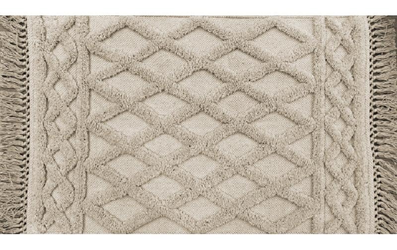Badteppich Kayla 60 x 90 cm, BeigeBadvorleger