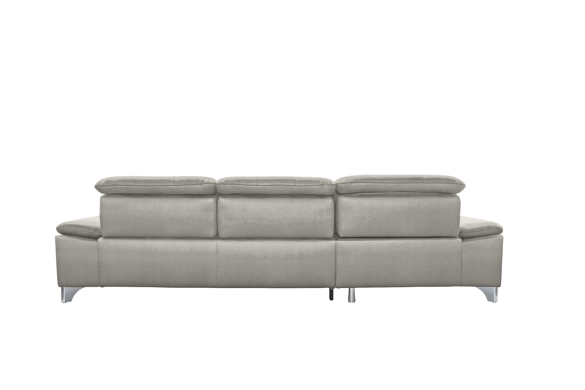polsterpower Ecksofa - Saddle alu - Basismodell - Recamiere links