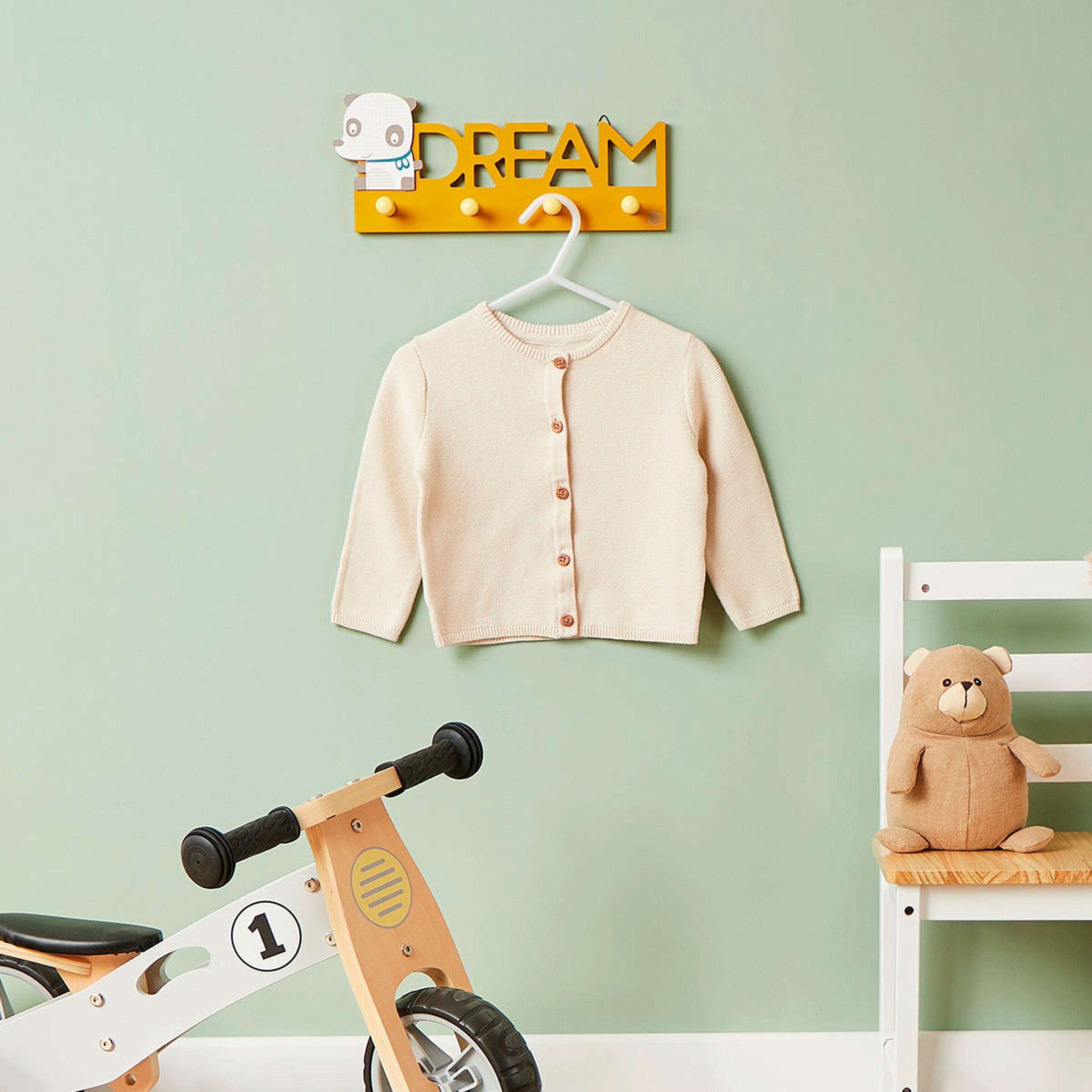 Bieco Garderobe Kinder Dream Gelb