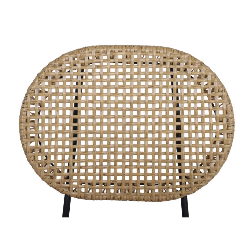 Ensemble table alba en bois d'acacia fsc et 4 chaises de jardin