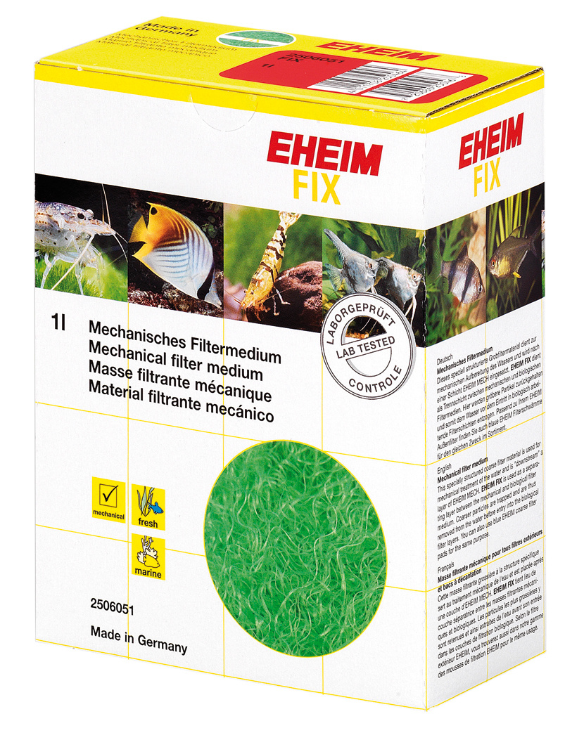 Eheim Fix voorfiltermassa 1 liter | Aquarium filtermateriaal