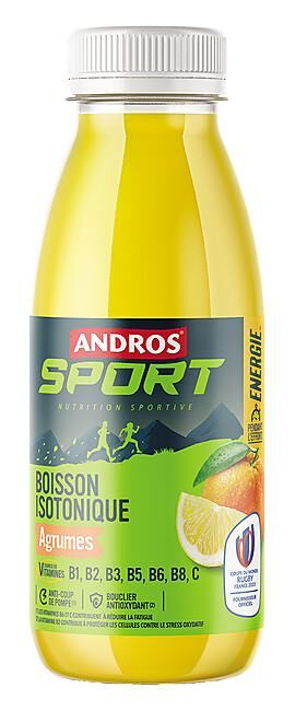 ANDROS SPORT - BOISSON ISOTONIQUE AGRUMES 50 CL
