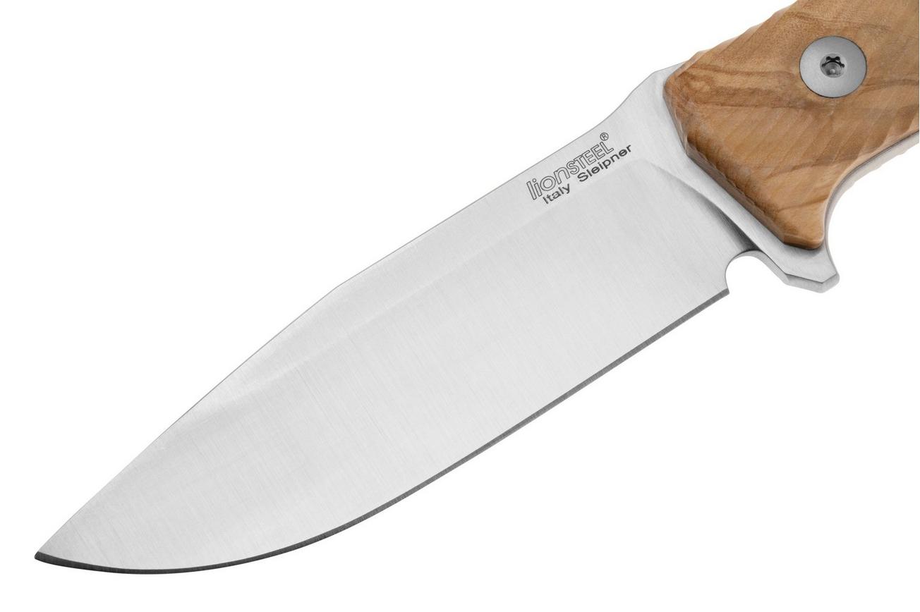 LionSteel M5-UL Sleipner blade, olivewood handle