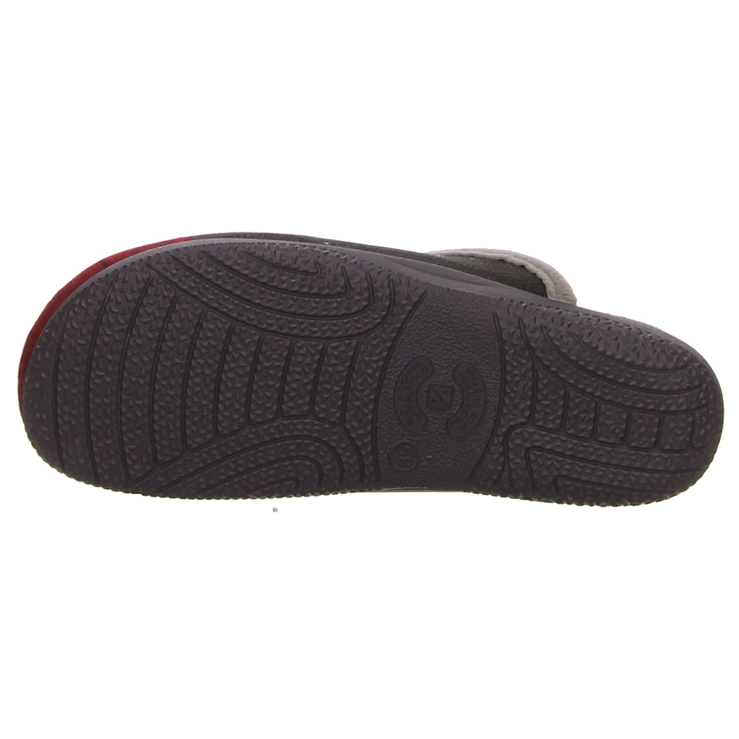 Miro Hausschuhe grau/rot grau