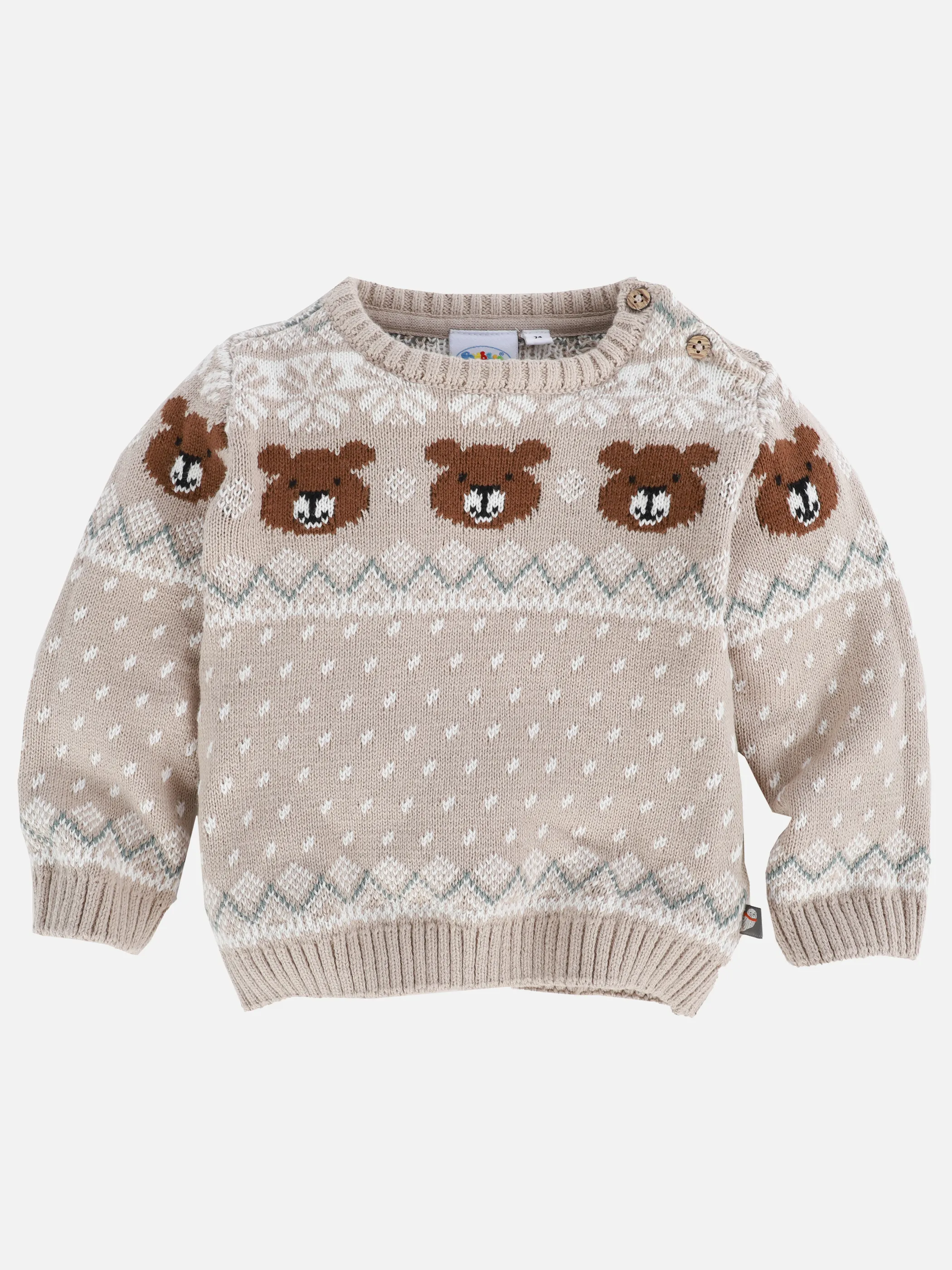 Baby Jungen Pullover mit Bärchenmotiv
