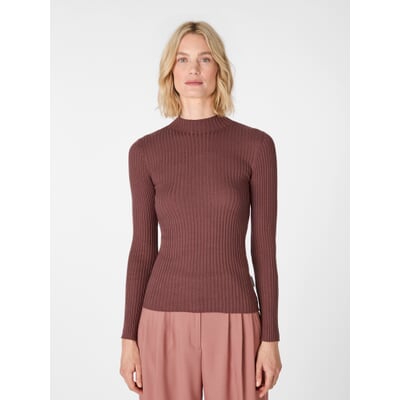 Damen-Strickpulli, Mauve