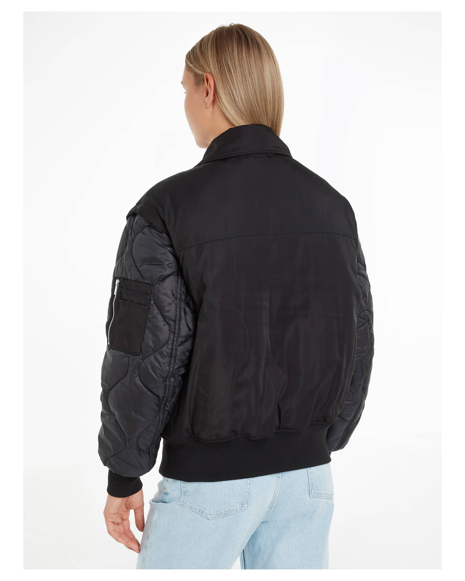 Tommy Jeans| Damen Blouson TJW ZIP SLEEVE BOMBER JACKET